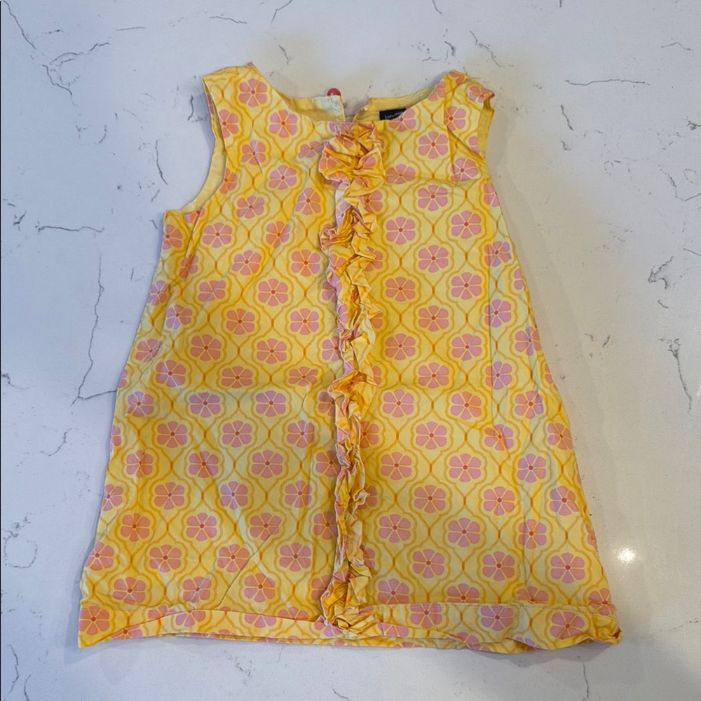 Floral Ruffle Sleeveless Dress